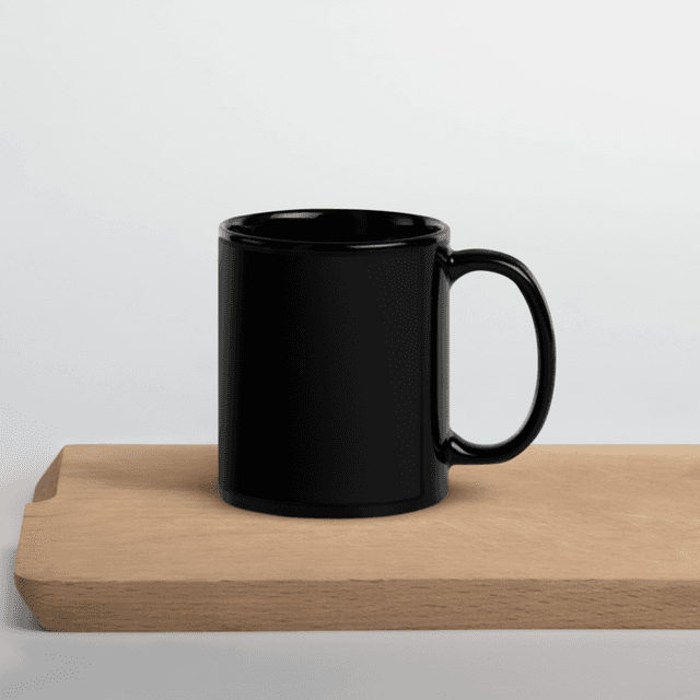 Not my cup of tea Black Glossy Mug - Not my cup of tea