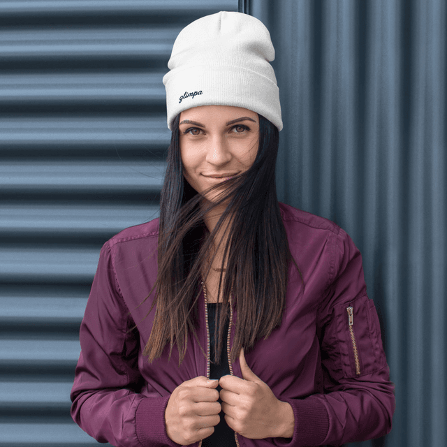 glimpa Embroidered Beanie - glimpa